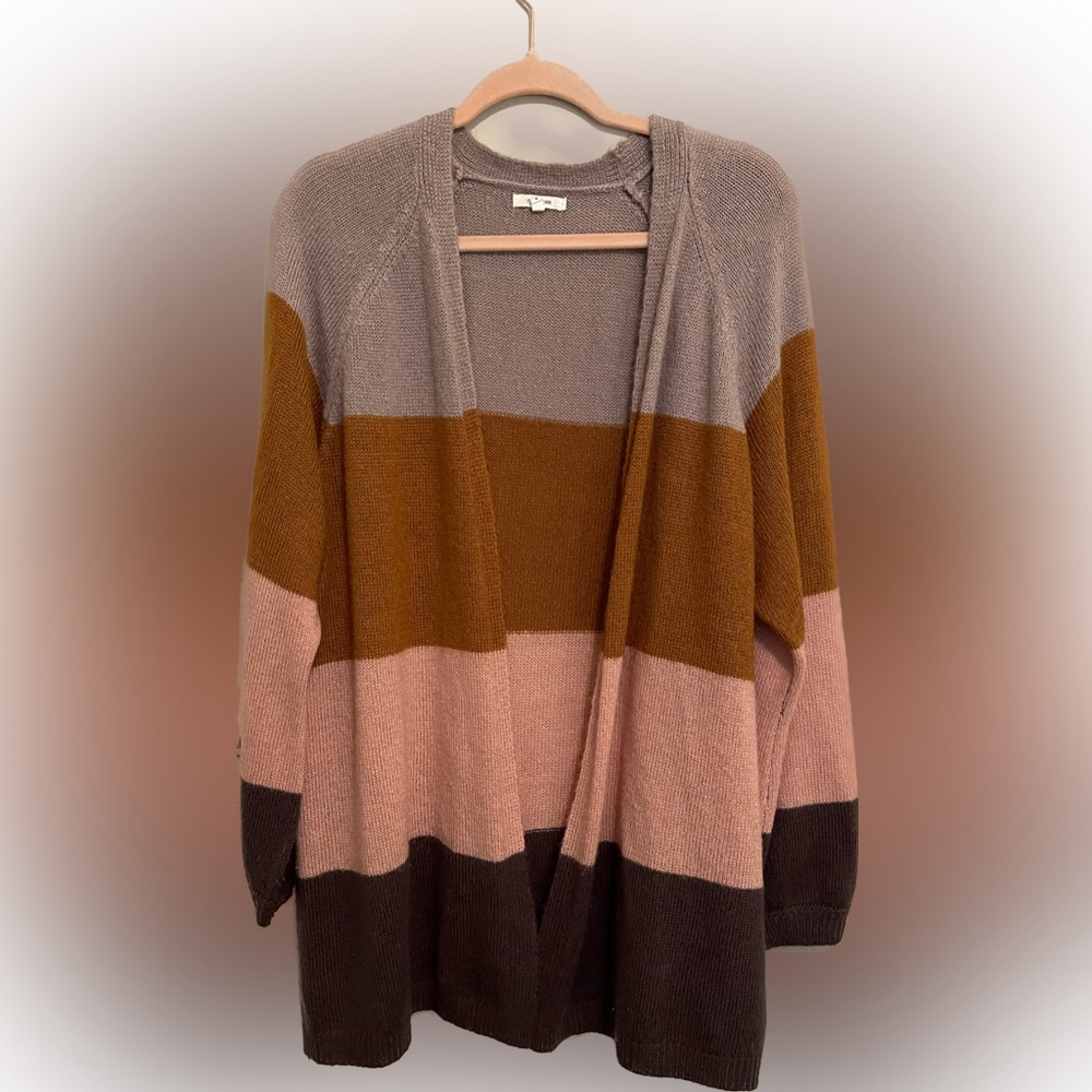 Women’s Cozy Stripped Cardigan Sweater